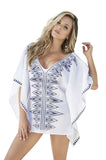 Mapale Cover-Up Beach Dress Color White-Mapale