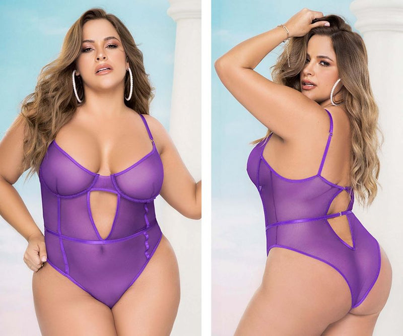Mapale Curvy Size Teddy Color Orchid-Mapale