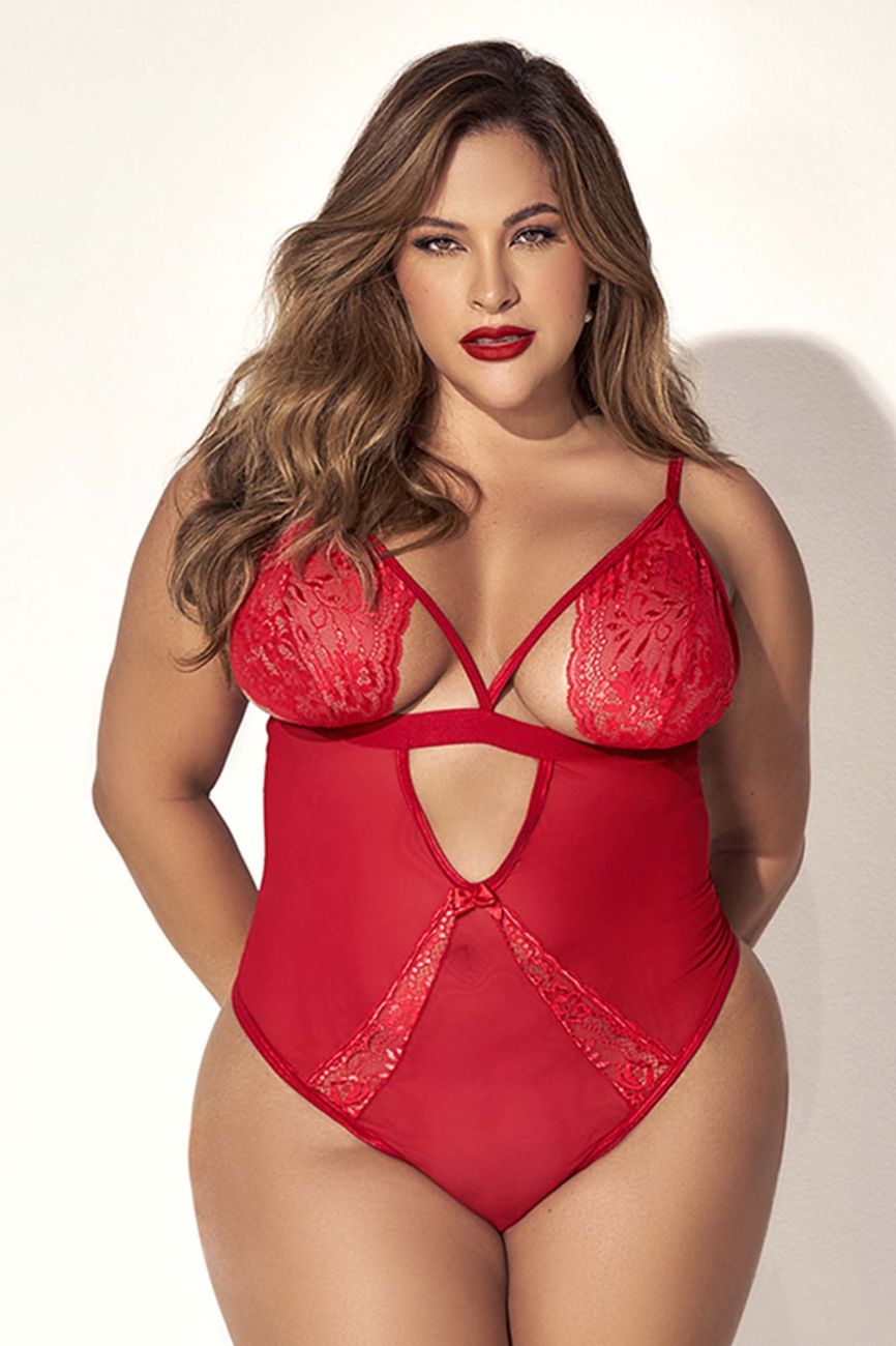 Mapale Curvy Size Teddy Color Red-Mapale