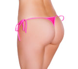Rave & Festival Wear Low Cut Tie Side Thong-Roma Costume