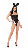 8pc Sheer Playboy Bodysuit Costume-Roma Costume