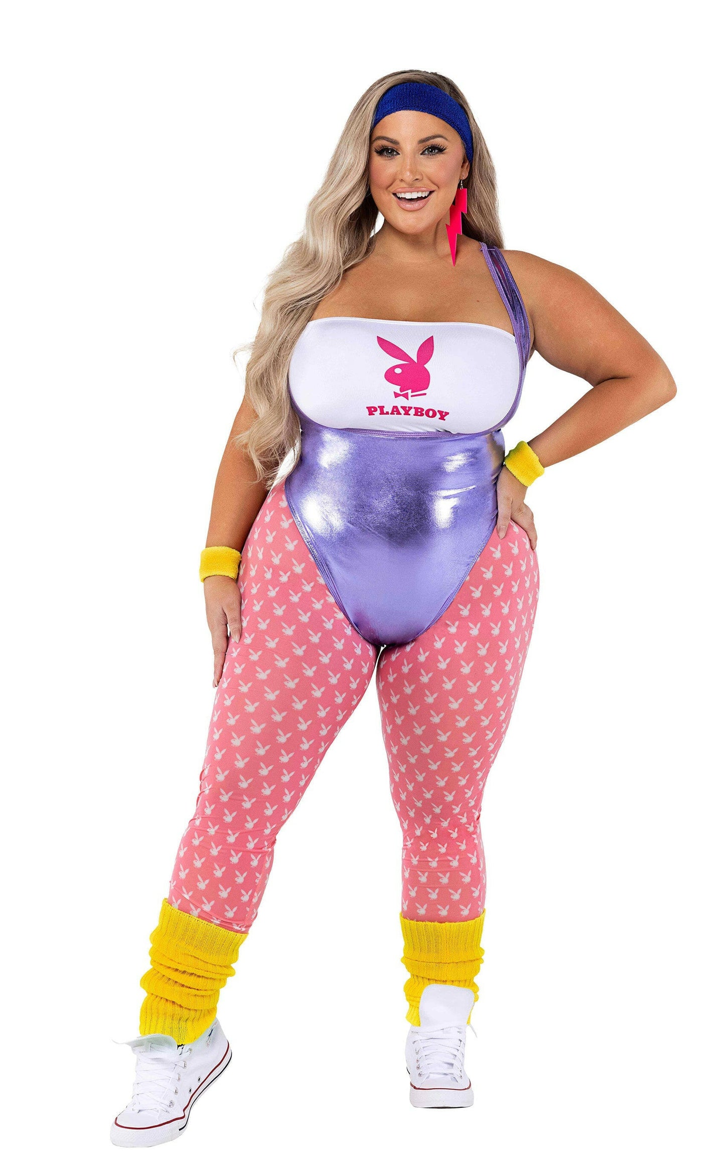 Roma 6pc Playboy 80's Fitness Costume.