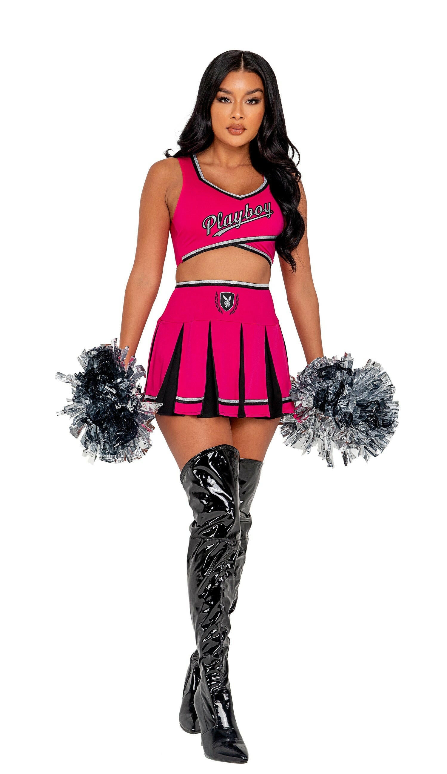 Roma 3PC Playboy Cheer Squad Costume.