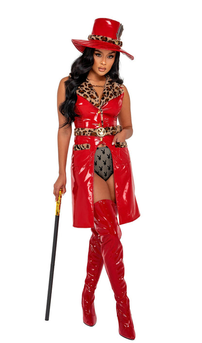 Roma 4PC Playboy High Roller Costume.