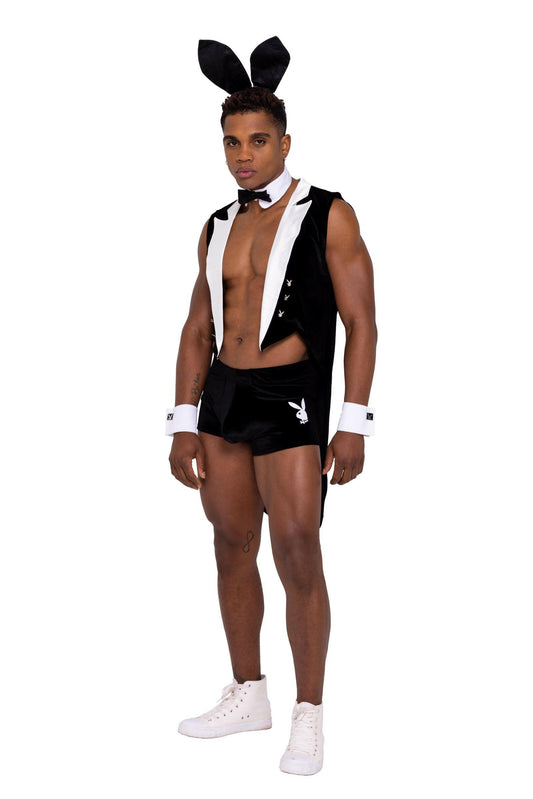 Roma 8PC Playboy Mens Tuxedo Bunny Costume.