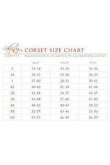 Lavish Rainbow Stripes Print Mesh Open Cup Waist Cincher-Daisy Corsets