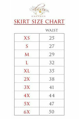 Rainbow Hearts Stretch Lycra Skirt-Daisy Corsets