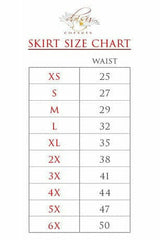 Unicorn Stretch Lycra Skirt-Daisy Corsets