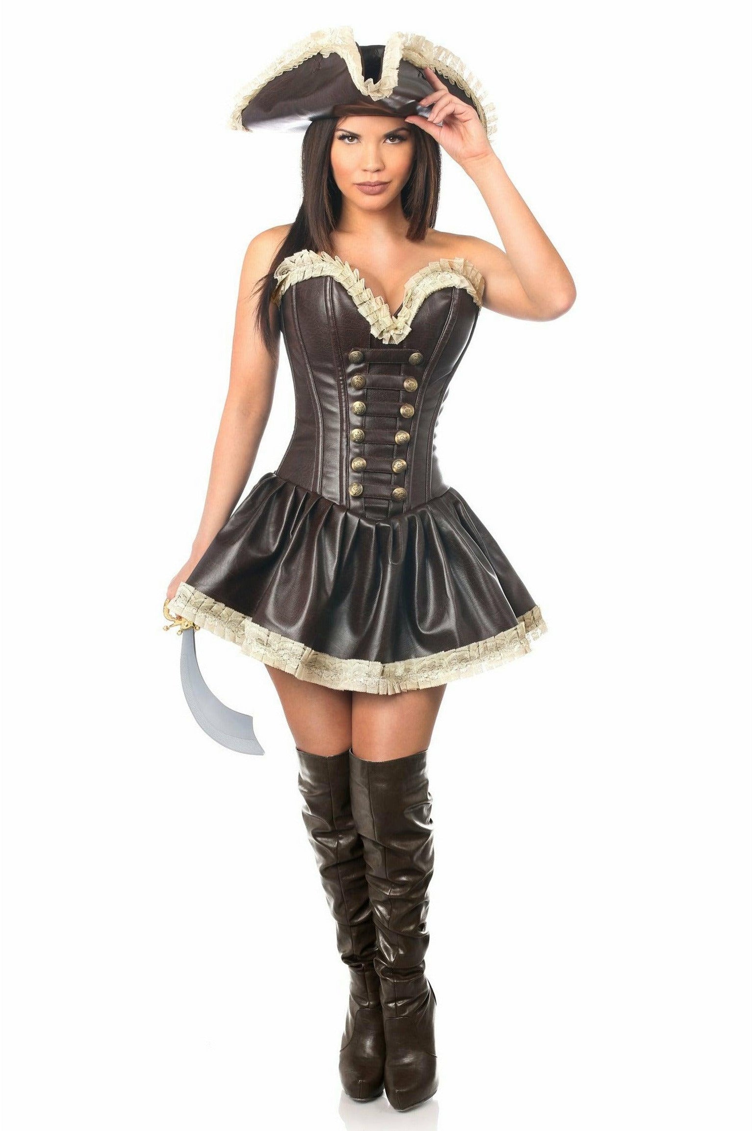 Top Drawer 3 PC Pirate Lady Costume-Daisy Corsets
