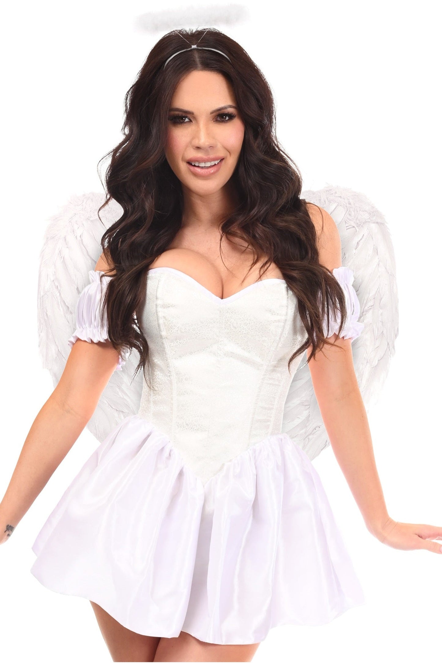 Top Drawer 3 PC Brocade Angel Corset Costume.