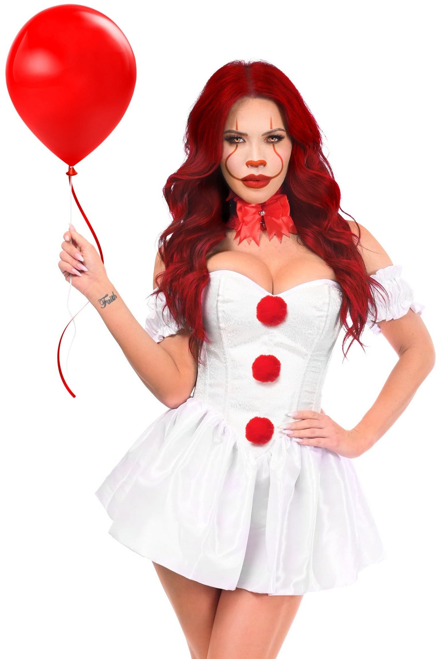Top Drawer 3 PC Killer Clown Corset Costume.