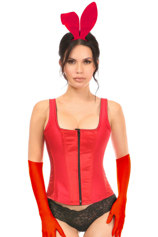 Top Drawer 4 PC Classic Red Bunny Corset Costume.