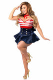 Top Drawer 2 PC Pin-Up Sailor Corset Dress Costume-Daisy Corsets
