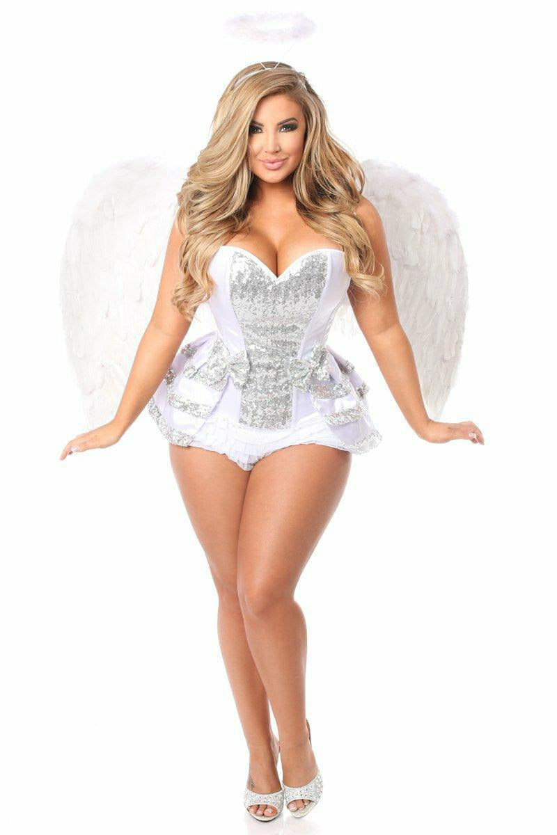 Top Drawer 5 PC Innocent Angel Costume-Daisy Corsets