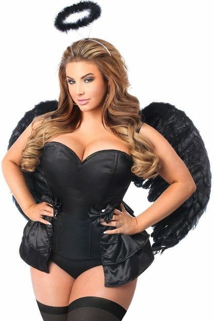 Lavish 4 PC Angel of Darkness Corset Costume.