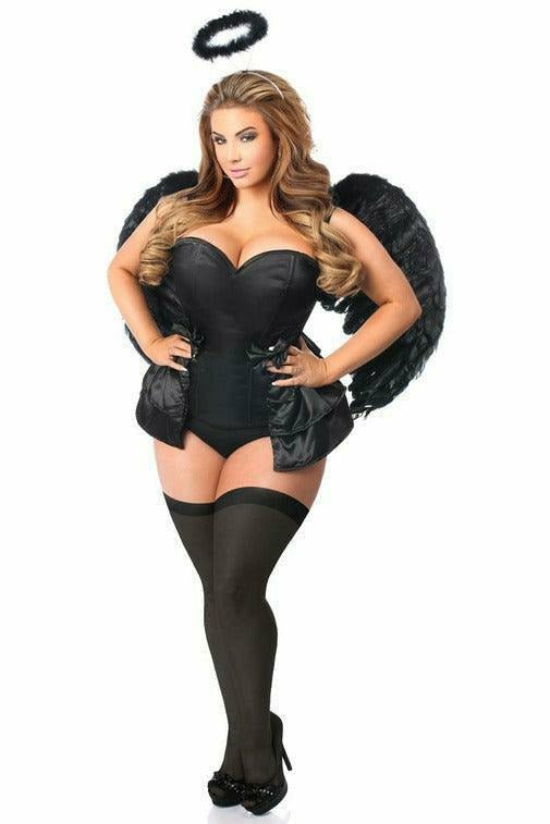 Lavish 4 PC Angel of Darkness Corset Costume.