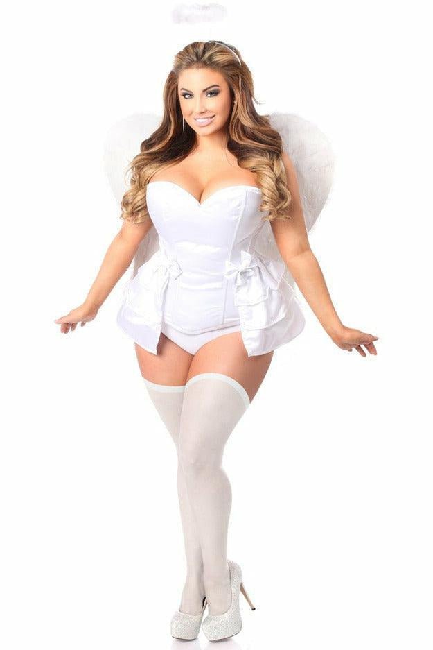 Lavish 4 PC Angelic Corset Costume.