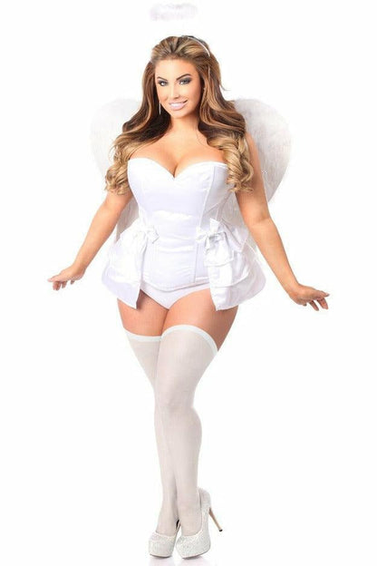 Lavish 4 PC Angelic Corset Costume.