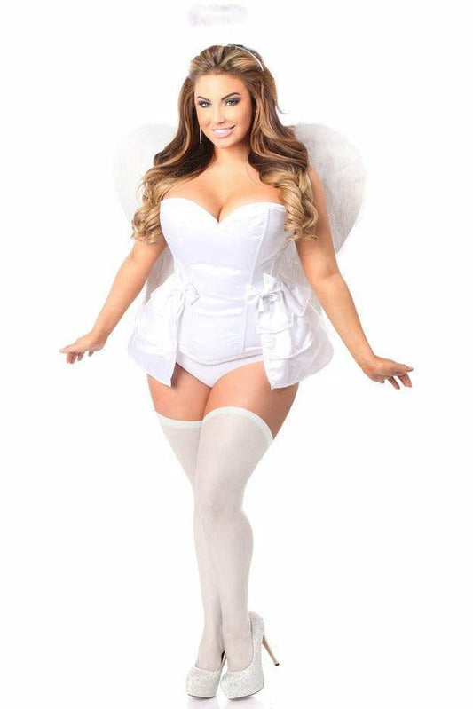 Lavish 4 PC Angelic Corset Costume.