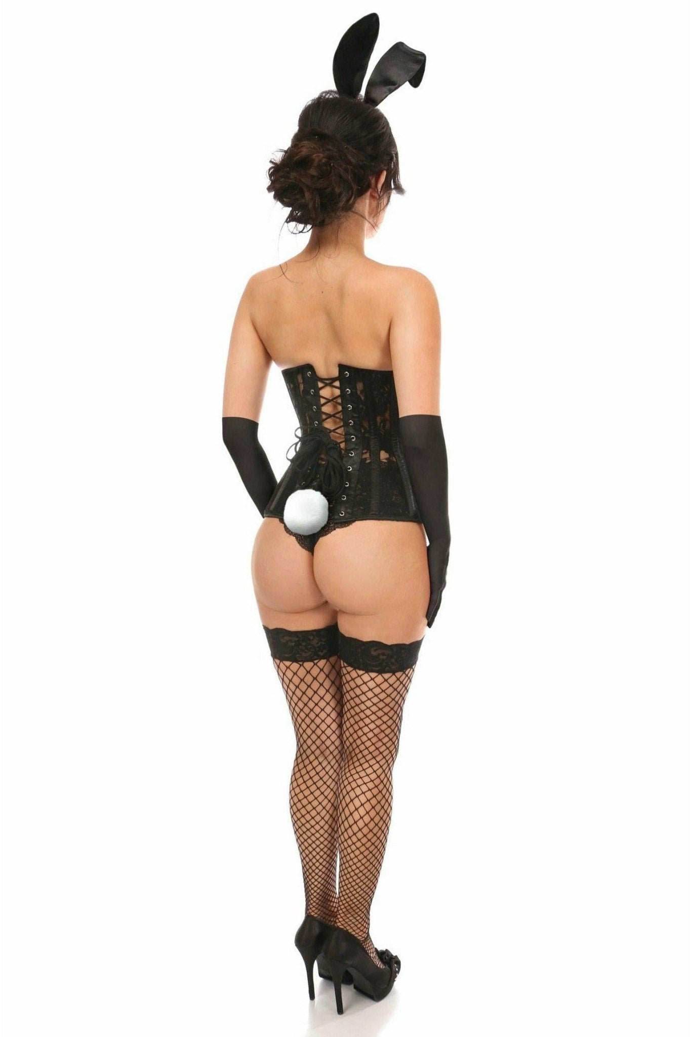 Lavish 4 PC Daring Bunny Corset Costume.