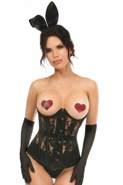 Lavish 4 PC Daring Bunny Corset Costume.
