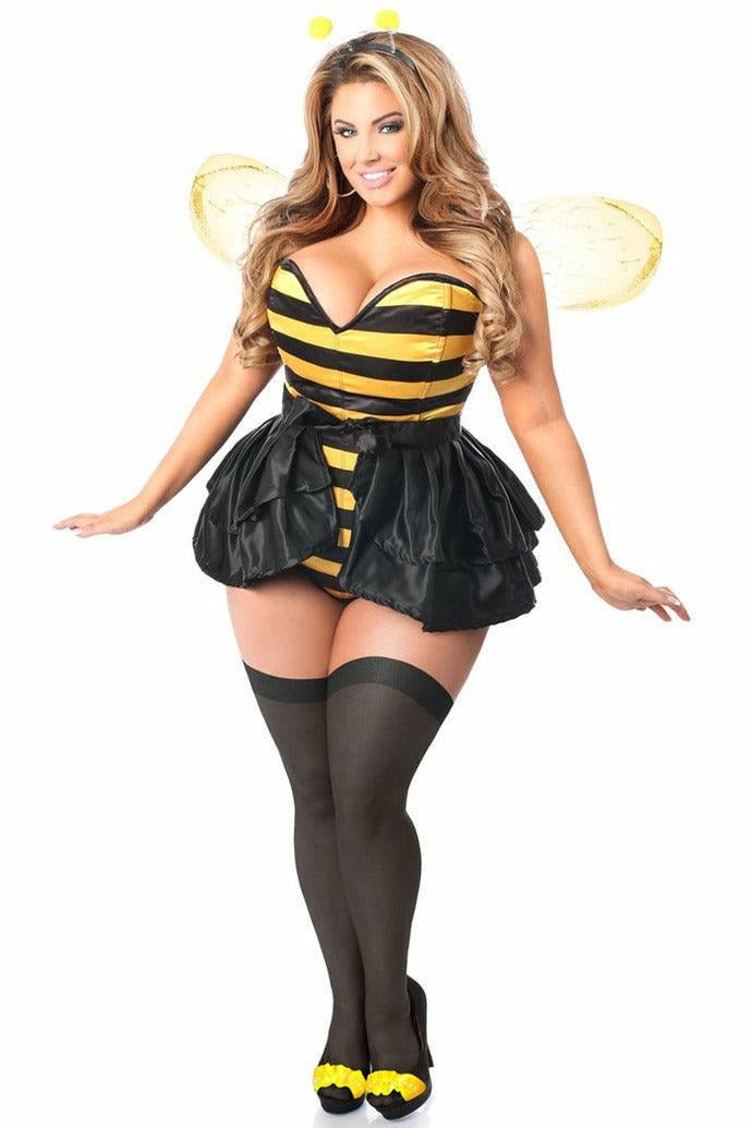 Lavish 4 PC Flirty Bee Corset Costume.
