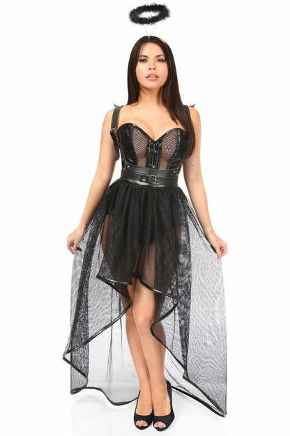 Lavish 4 PC Gothic Angel Costume.
