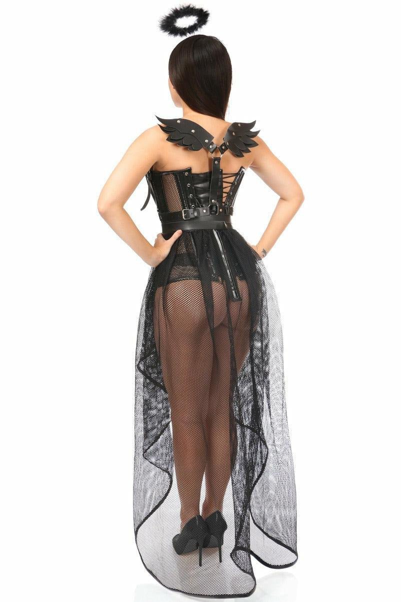 Lavish 4 PC Gothic Angel Costume.