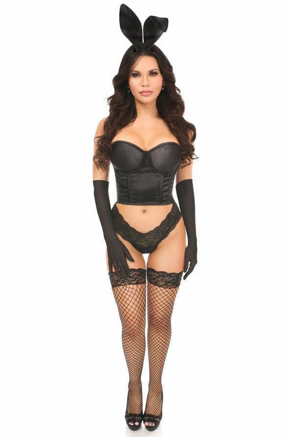 Lavish 4 PC Sexy Bustier Bunny Costume.