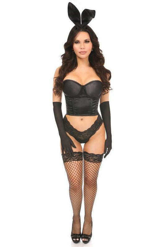 Lavish 4 PC Sexy Bustier Bunny Costume.