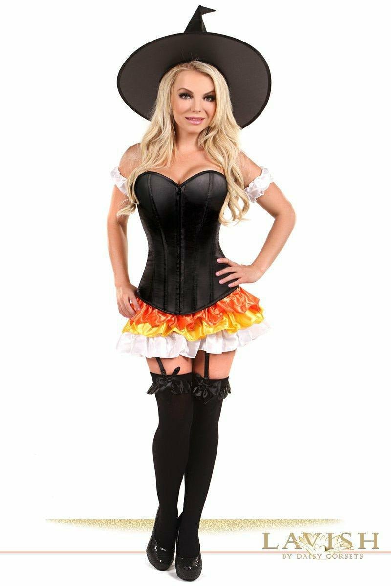 Lavish 4 PC Witch Corset Costume.