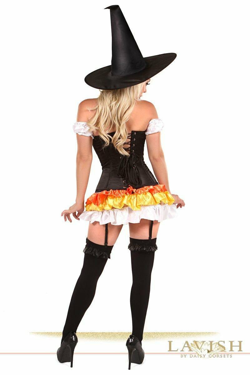 Lavish 4 PC Witch Corset Costume.