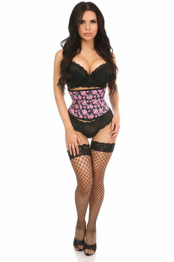 Lavish Floral Print Mini Cincher.