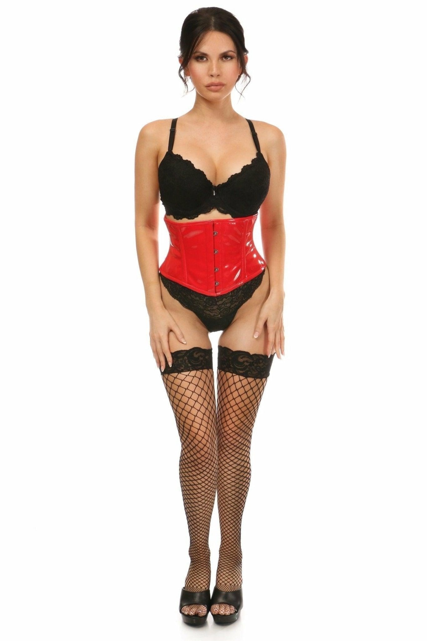 Lavish Red Patent Mini Cincher.