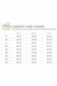 Lavish Red Roses Satin Open Cup Waist Cincher.