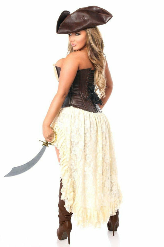 Top Drawer 4 PC Pirate Captain Costume.