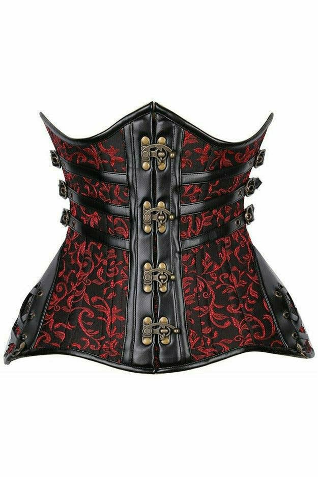 Top Drawer CURVY Steampunk Steel Double Boned Under Bust Corset.