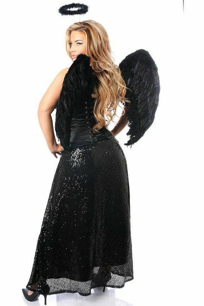 Top Drawer Premium Angel of Darkness Corset Costume.