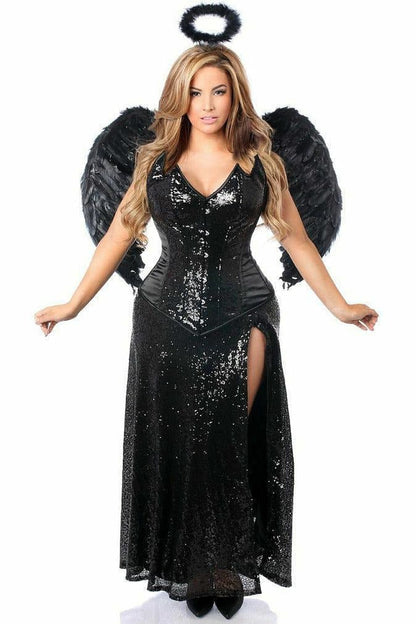 Top Drawer Premium Angel of Darkness Corset Costume.