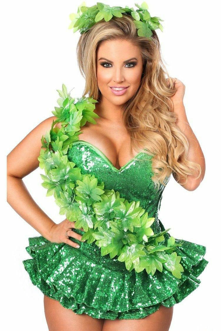 Top Drawer Premium Ivy Vixen Corset Costume.