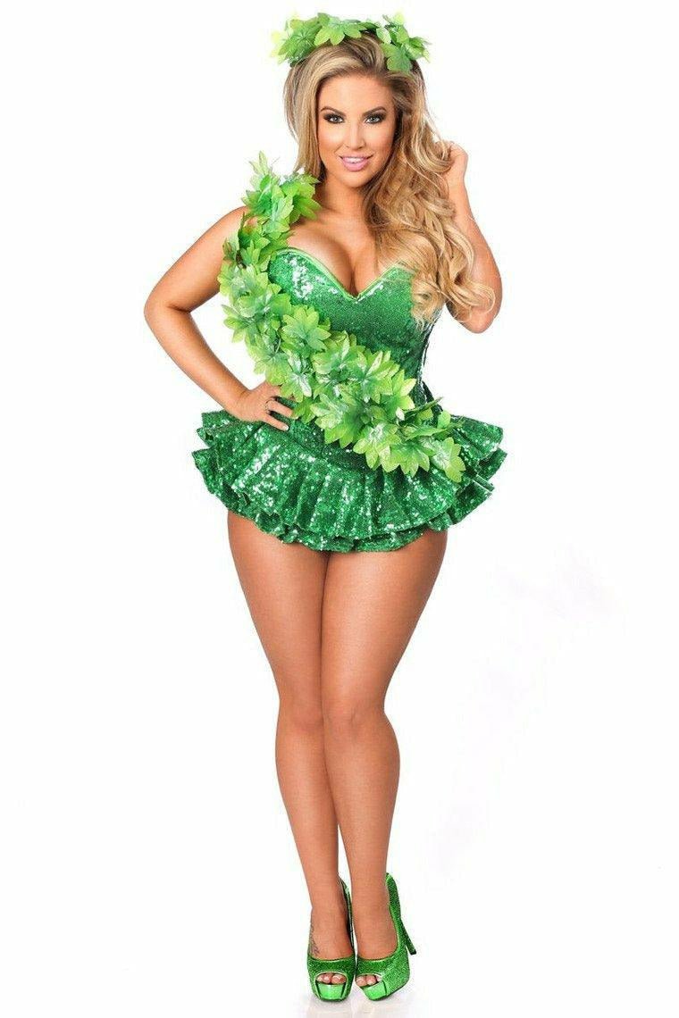 Top Drawer Premium Ivy Vixen Corset Costume.