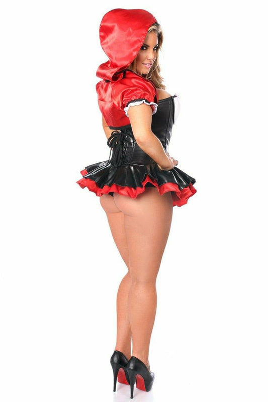 Top Drawer Premium Red Riding Hood Corset Dress Costume.