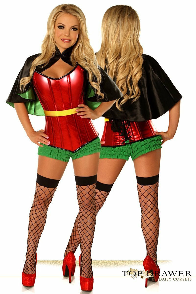 Top Drawer Superhero Sidekick Corset Costume.