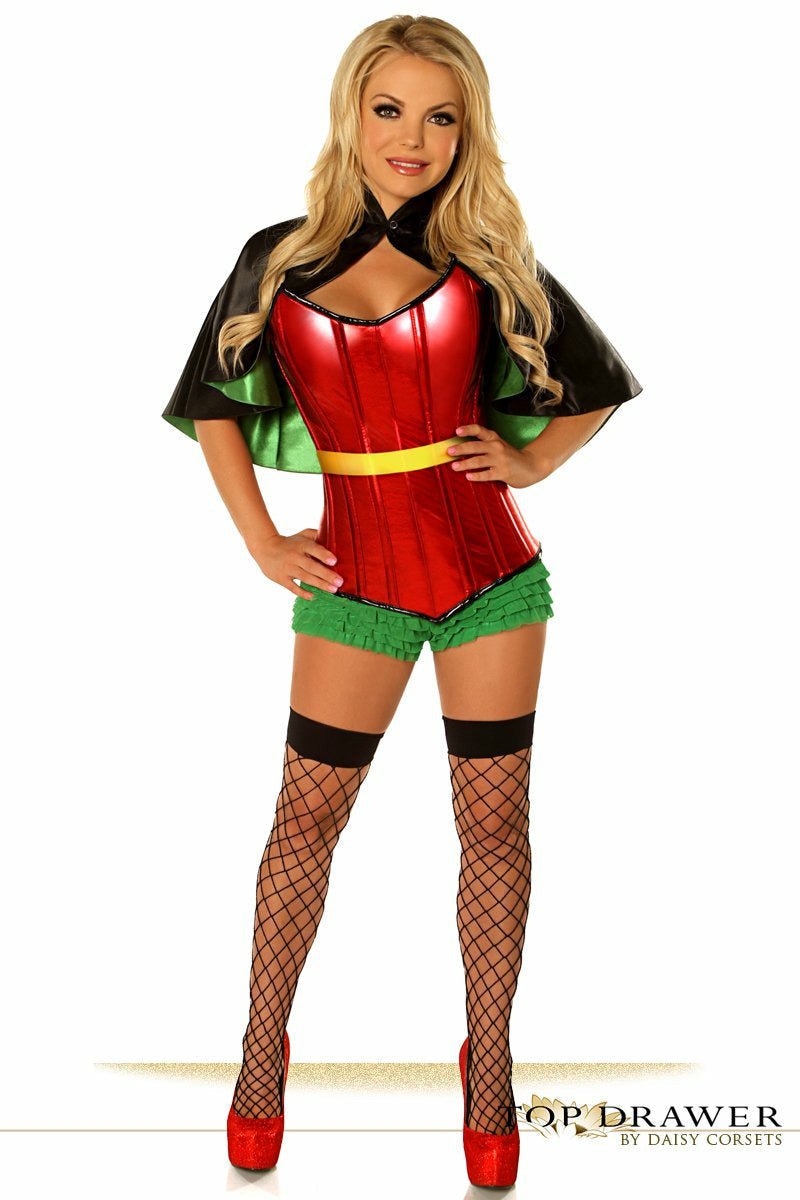 Top Drawer Superhero Sidekick Corset Costume.